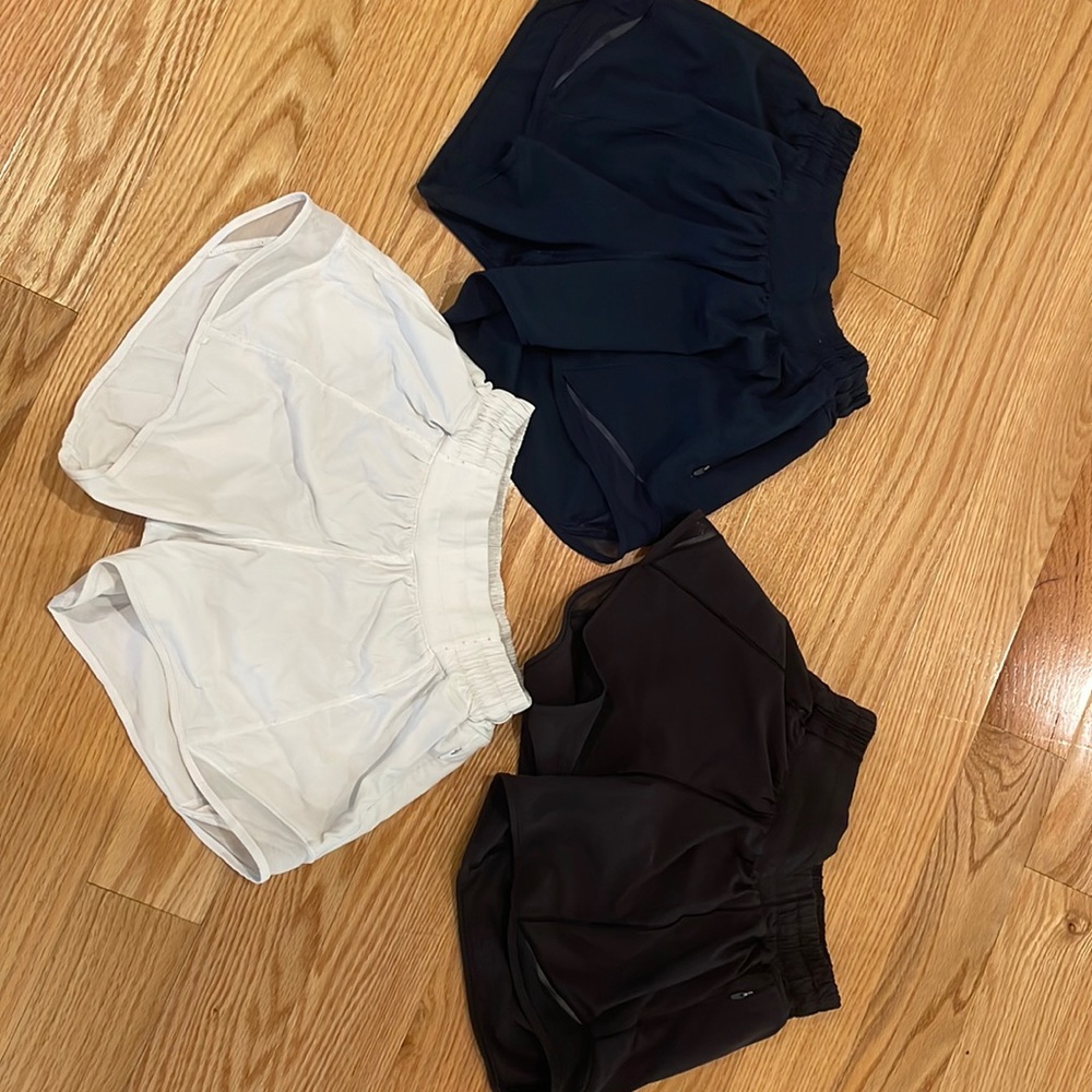 LULULEMON Shorts 4 Inch (Each separately is $35, All together is $100)